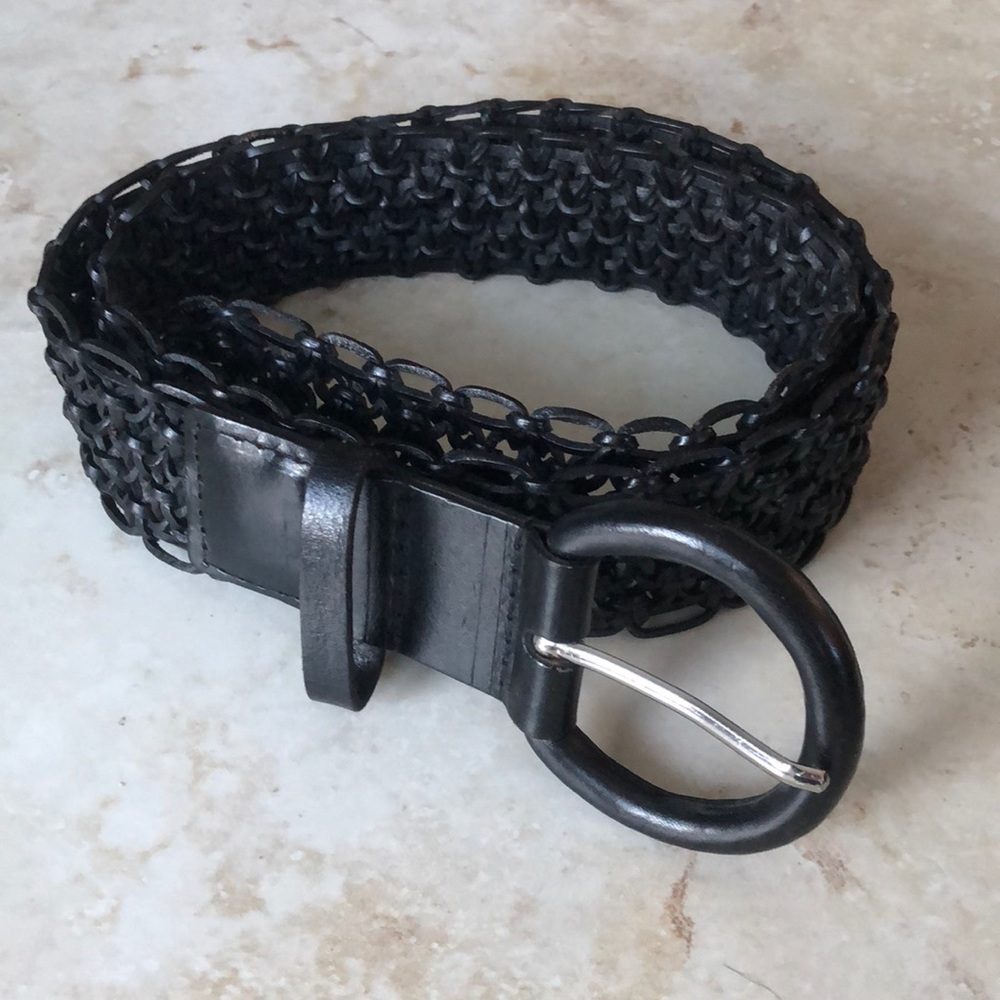 Vintage black belt